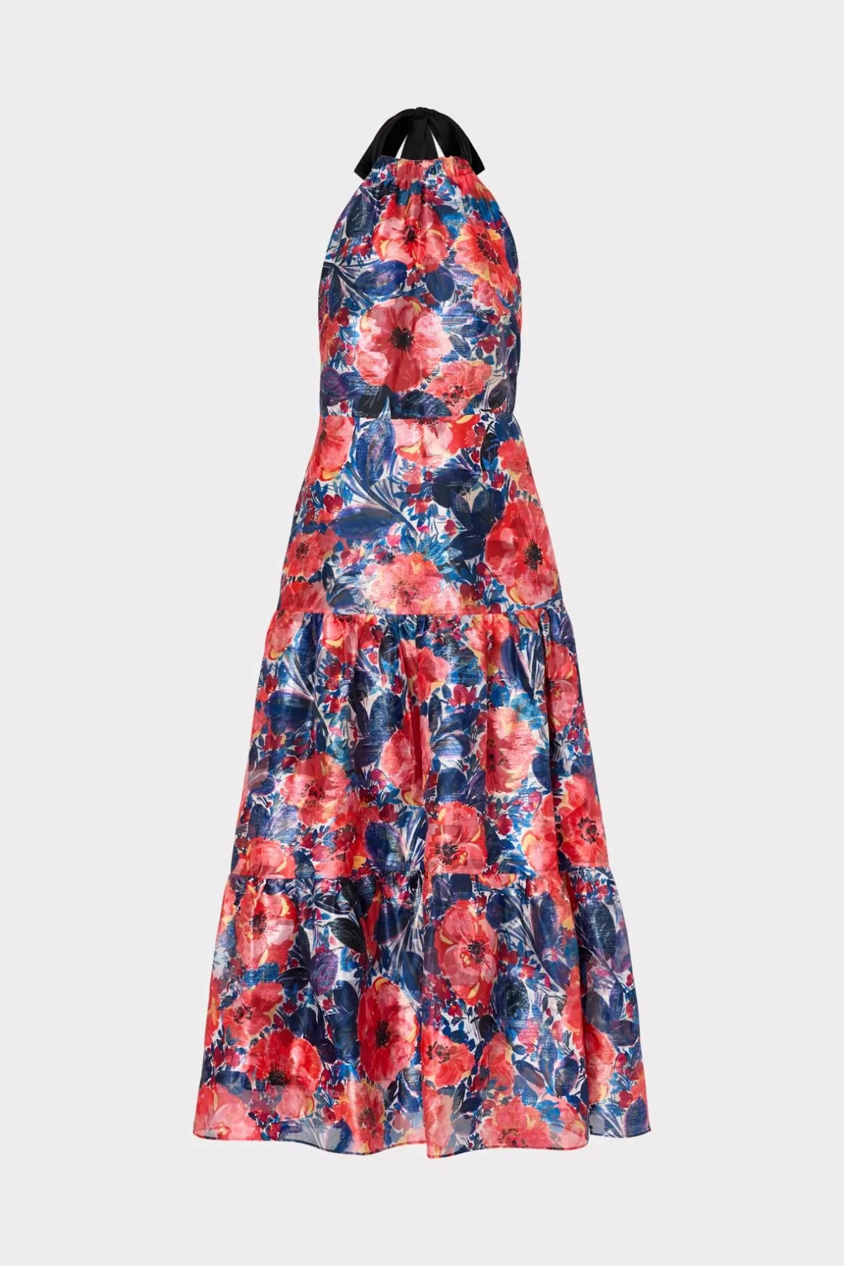 Hayden Watercolor Poppy Jacquard Dress-MILLY Store