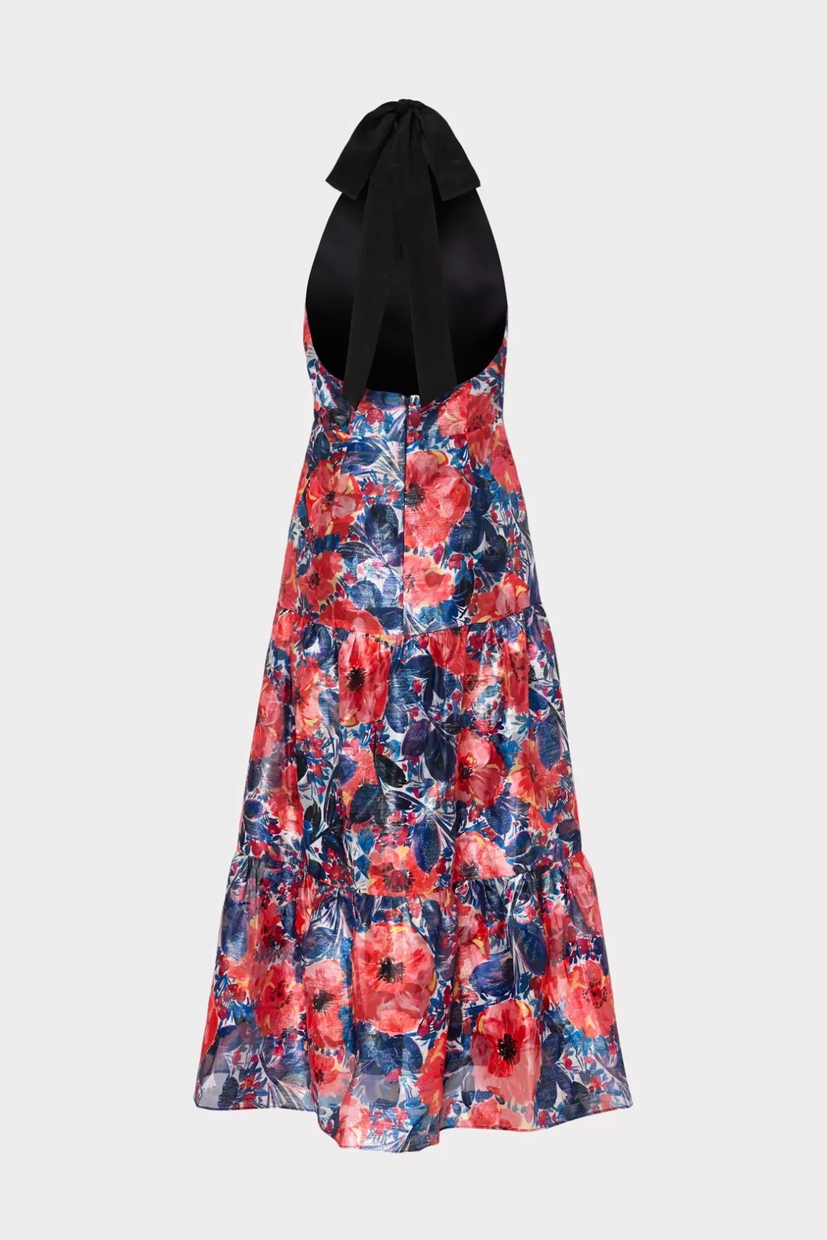 Hayden Watercolor Poppy Jacquard Dress-MILLY Shop