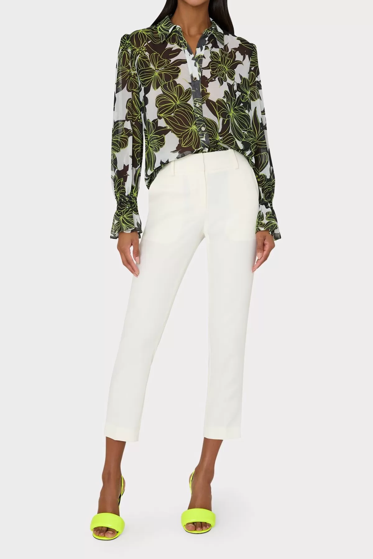 Lacey Sea Of Petals Top-MILLY Outlet